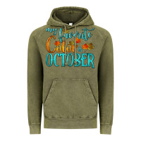 Vintage Olive my favorite color is october Vintage Hoodie - HRA Design Shop