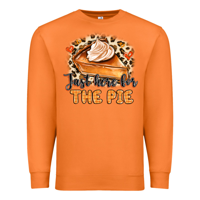 Just Here For The Pie Premium Sweatshirt by MaliasSmallBusiness | Teevron
