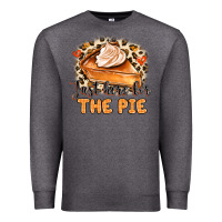 Charcoal Heather Just Here For The Pie Premium Sweatshirt - MaliasSmallBusiness