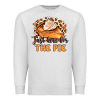 Oatmeal Heather Just Here For The Pie Premium Sweatshirt - MaliasSmallBusiness