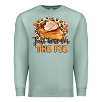 Seafoam Just Here For The Pie Premium Sweatshirt - MaliasSmallBusiness