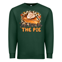 Sports Green Just Here For The Pie Premium Sweatshirt - MaliasSmallBusiness