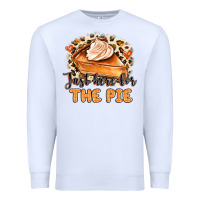 White Just Here For The Pie Premium Sweatshirt - MaliasSmallBusiness