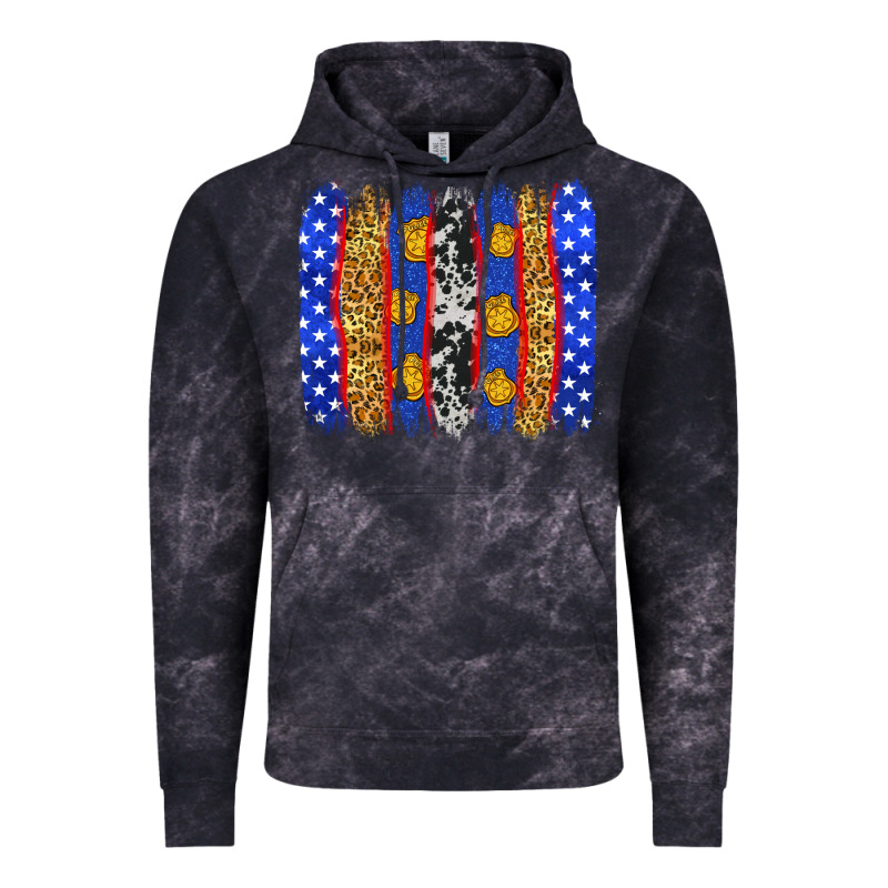 American Police Brushstrokes Vintage Hoodie by Neo Western | Teevron