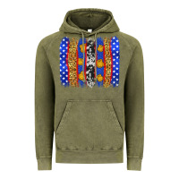 Vintage Olive American police brushstrokes Vintage Hoodie - Neo Western