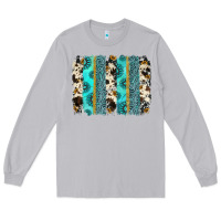 Moon Dust gemstone sunflower cowhide brushstroke Long Sleeve Tee - AdoDesignShop