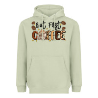 Matcha but first coffee Heavyweight Hoodie - MaliasSmallBusiness