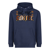 Navy but first coffee Heavyweight Hoodie - MaliasSmallBusiness