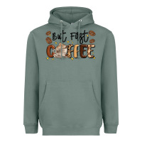 Sage but first coffee Heavyweight Hoodie - MaliasSmallBusiness