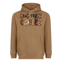 Toasted Coconut but first coffee Heavyweight Hoodie - MaliasSmallBusiness