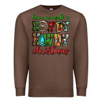 Chestnut Have yourself a rowdy howdy Christmas Premium Sweatshirt - NancyCooperArtShop