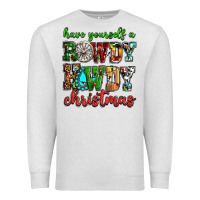 Oatmeal Heather Have yourself a rowdy howdy Christmas Premium Sweatshirt - NancyCooperArtShop