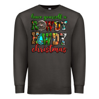 Smoke Have yourself a rowdy howdy Christmas Premium Sweatshirt - NancyCooperArtShop