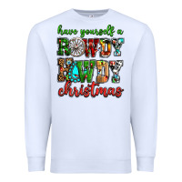 White Have yourself a rowdy howdy Christmas Premium Sweatshirt - NancyCooperArtShop