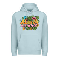 Blue Mist aloha summer Premium Hoodie - BarkalooDesign