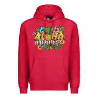 Cardinal aloha summer Premium Hoodie - BarkalooDesign