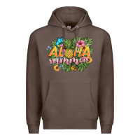 Coffee aloha summer Premium Hoodie - BarkalooDesign