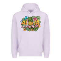 Lilac aloha summer Premium Hoodie - BarkalooDesign