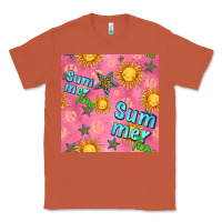 Copper summer time of the sun seamless pattern Classic Tee - BundleAndBundleShop