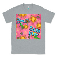 Heather Grey summer time of the sun seamless pattern Classic Tee - BundleAndBundleShop