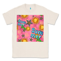 Natural summer time of the sun seamless pattern Classic Tee - BundleAndBundleShop