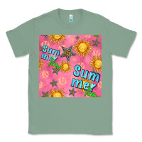 Sage summer time of the sun seamless pattern Classic Tee - BundleAndBundleShop