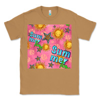 Toasted Coconut summer time of the sun seamless pattern Classic Tee - BundleAndBundleShop