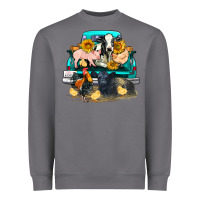Storm farm truck farm animals Heavyweight Sweatshirt - FaDigitalArtStudio