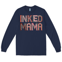 Navy inked mama Long Sleeve Tee - JahusDesignShop