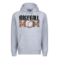 Heather Grey baseball mom Premium Hoodie - AdoDesignShop