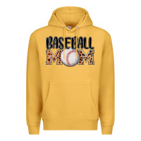 Mustard baseball mom Premium Hoodie - AdoDesignShop