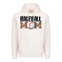 Pale Pink baseball mom Premium Hoodie - AdoDesignShop