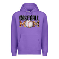 Purple baseball mom Premium Hoodie - AdoDesignShop