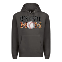 Smoke baseball mom Premium Hoodie - AdoDesignShop