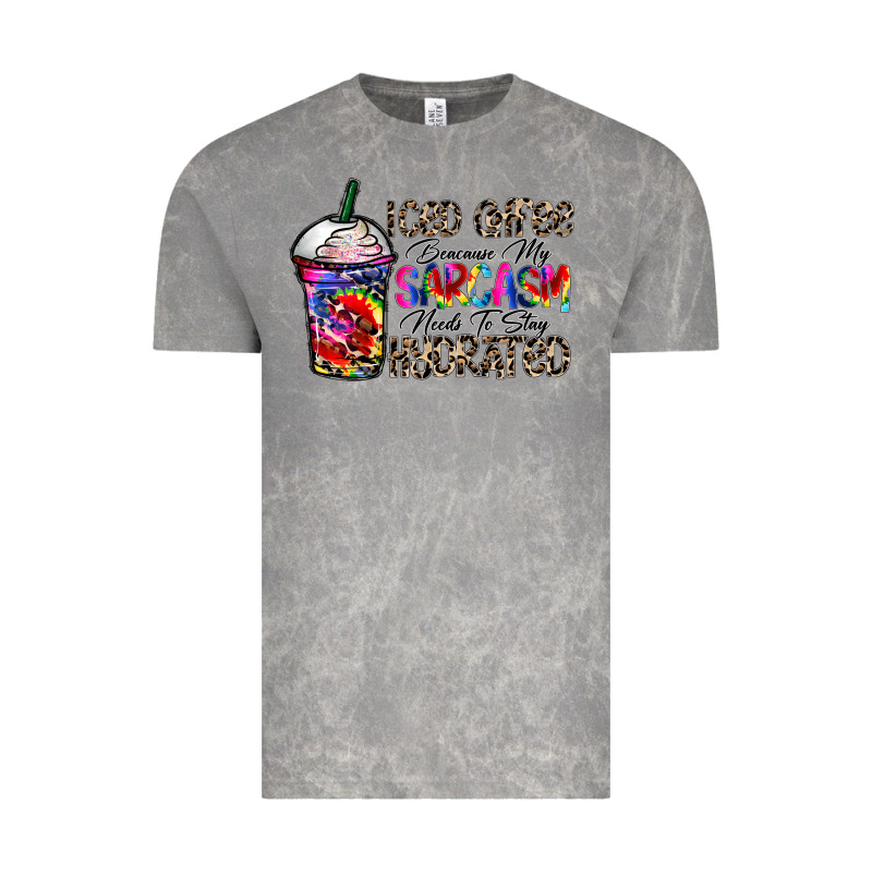 Coffee Because My Sarcasm Needs To Stay Png Vintage Tee by CowhideDigitalArt | Teevron