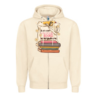 Sandshell just a girl who brings books everywhere Zipper Hoodie - MaliasSmallBusiness