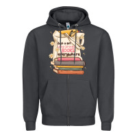 Smoke just a girl who brings books everywhere Zipper Hoodie - MaliasSmallBusiness