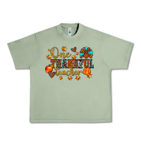 Oil Green one thankful teacher Urban Heavy Tee - JahusDesignShop