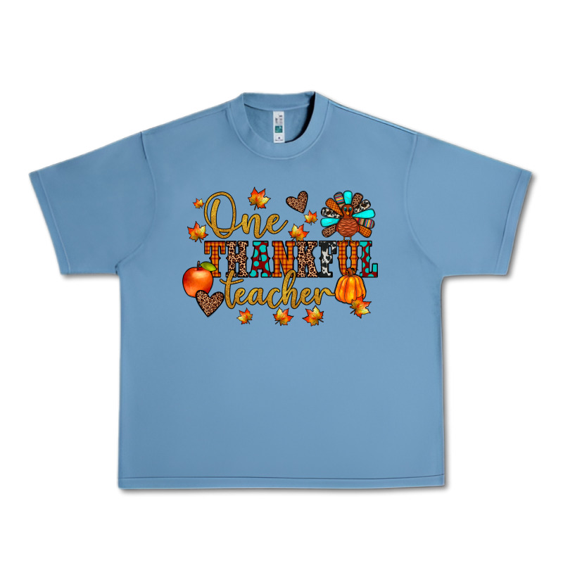One Thankful Teacher Urban Heavy Tee by JahusDesignShop | Teevron