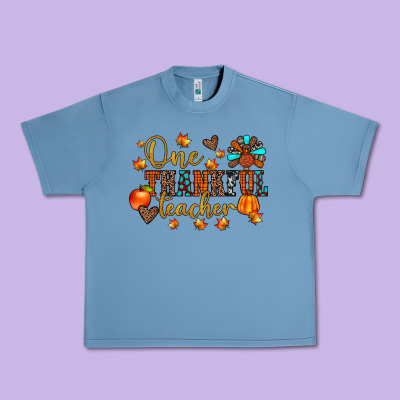 One Thankful Teacher Urban Heavy Tee Designed By Jahusdesignshop