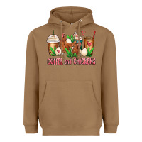 Toasted Coconut chicken   coffee cups Heavyweight Hoodie - MaliasSmallBusiness