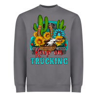 Storm keep on trucking with western truck Heavyweight Sweatshirt - HRA Design Shop