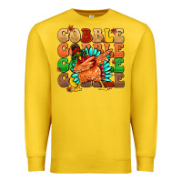 Lemon gobble gobble gobble gobble turkey Premium Sweatshirt - MaliasSmallBusiness