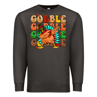 Smoke gobble gobble gobble gobble turkey Premium Sweatshirt - MaliasSmallBusiness