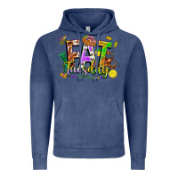 Vintage Denim fat tuesday Vintage Hoodie - FaDigitalArtStudio