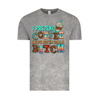Cloud Rock ı pretend coffee helps but ı am still a bitch Vintage Tee - AdoDesignShop