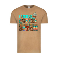 Vintage Camel ı pretend coffee helps but ı am still a bitch Vintage Tee - AdoDesignShop