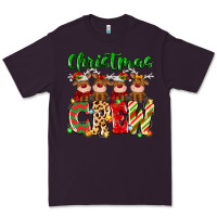 Plum christmas crew  deer Premium Tee - MaliasSmallBusiness