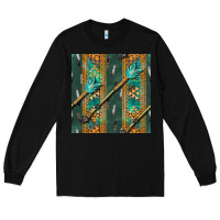 Black aztec and arrow Long Sleeve Tee - BundleAndBundleShop