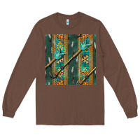 Chestnut aztec and arrow Long Sleeve Tee - BundleAndBundleShop